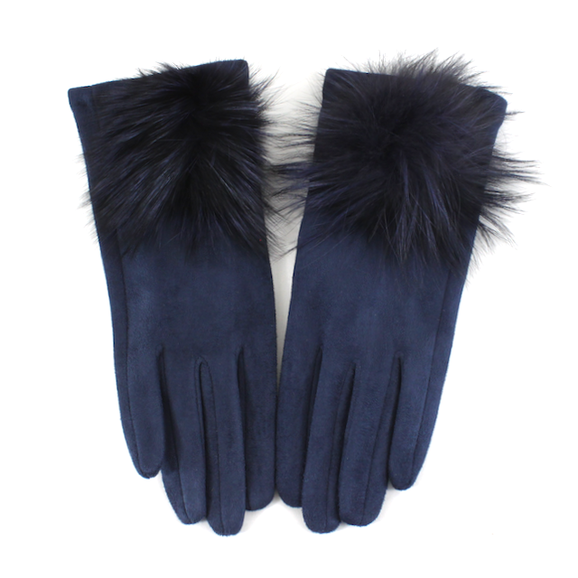 Pretty Persuasions – wholesale Gloves – Women's – A24020 Extra Furry Pom Pom Gloves15