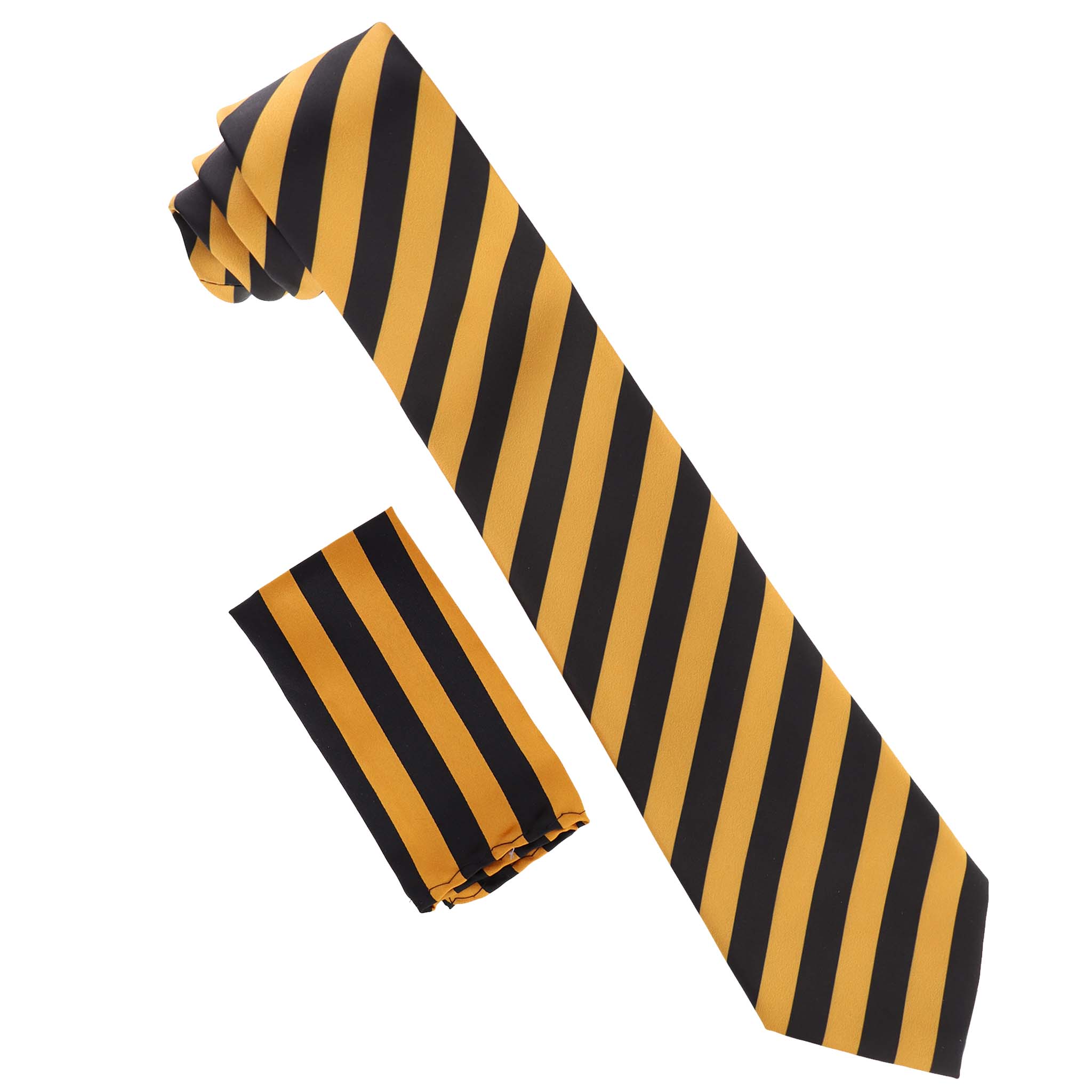 Dubal Brothers - Wholesale Necktie - Men's - Vittorio Farina Striped Necktie & Pocket Square by Classy Cufflinks8