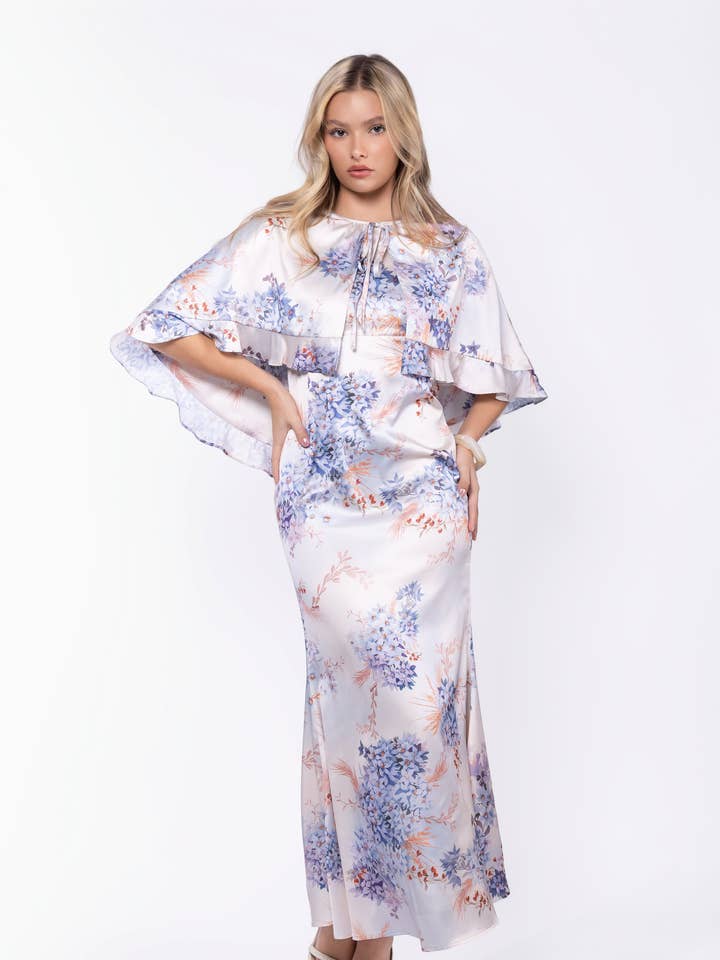 Harper Dress (Ivory Pattern) for wholesale by Yakira Bella