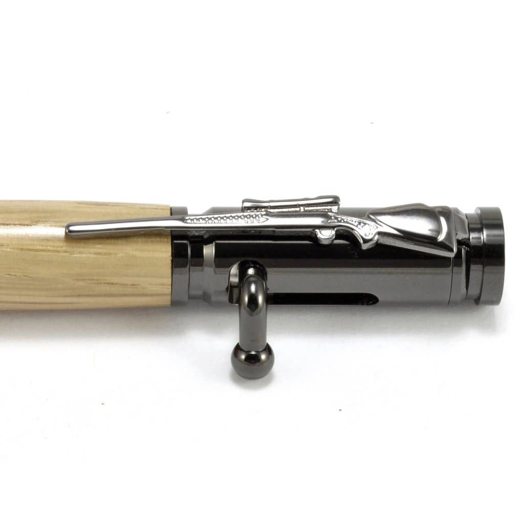 Autumn Woods Collective - Wholesale Pen - Ballpoint Pen | Handmade Bolt Action in Whiskey Barrel3