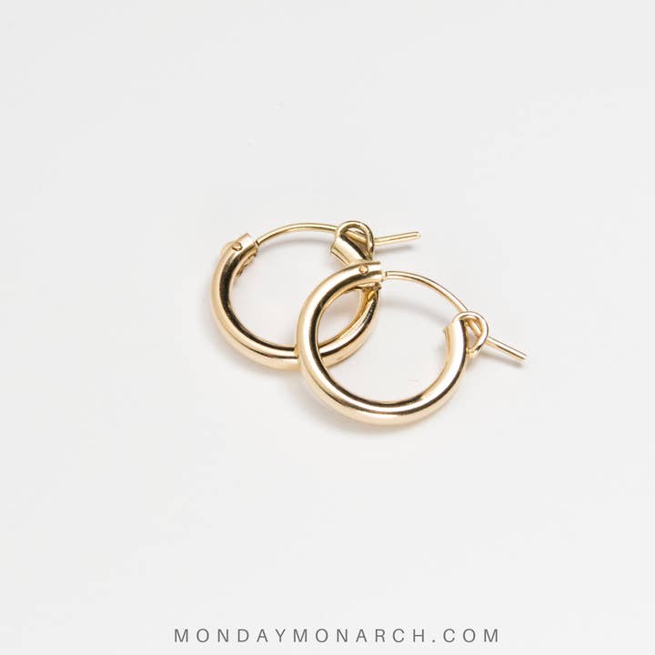 Monday Monarch | Necklaces, Earrings & Bracelets – wholesale Hoop-örhängen – Guld Hoop-örhängen stora små Hoop Örhänge Silver kvinnor 14 k