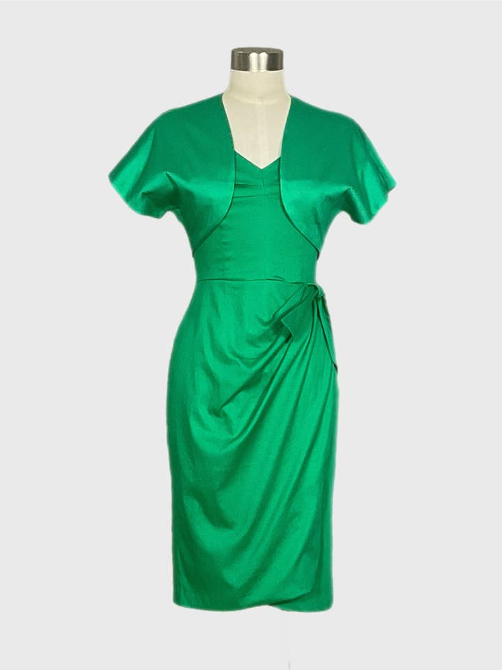 Suzy Bolero Green for wholesale by Retrospec'd Clothing
