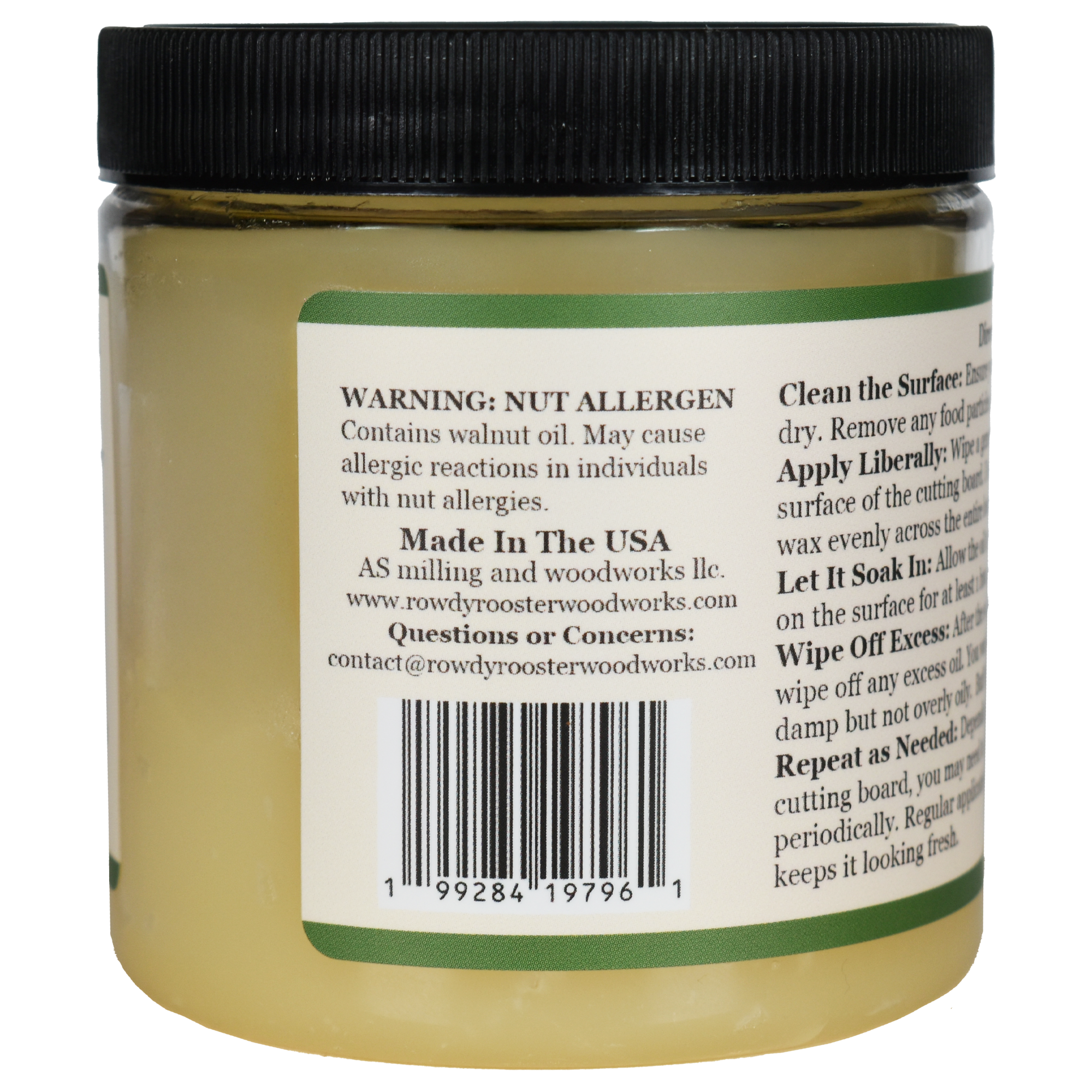 Rowdy Rooster Woodworks - Wholesale Wood Butter - All Natural Cutting Board Wax & Oil2