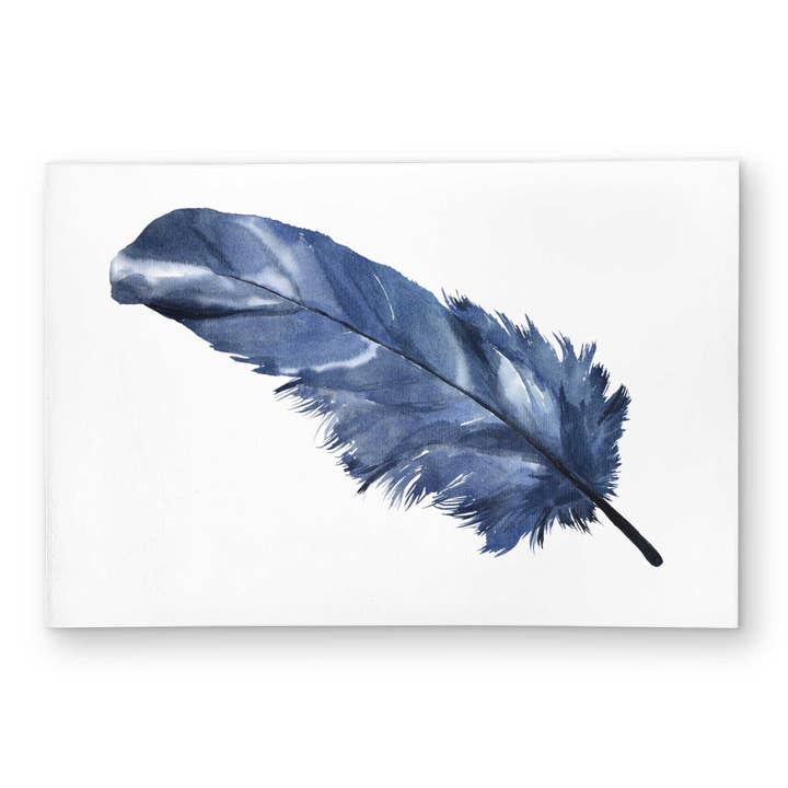 Blue Feather Bedroom Animals Outdoor Area Rug for Home Decor for wholesale by BEGIN HOME DECOR