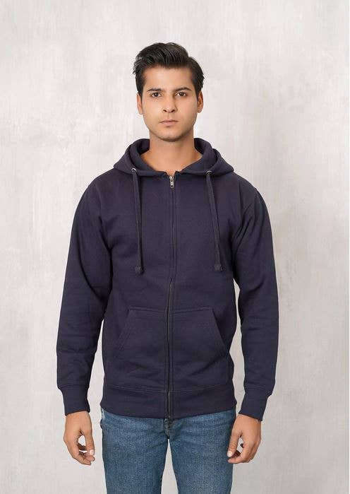 Generation XYZ - Wholesale Hoodie - Unisex - Men's  Metal Zipper Fleece Pullover Hoodie[HF-4500Z(XS -XL)]3