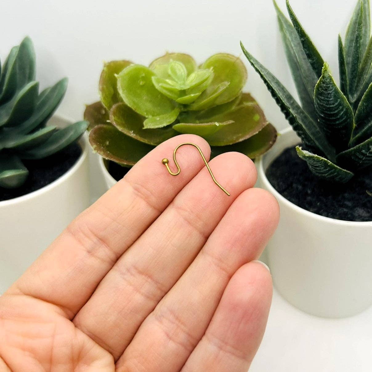 Guerrilla Charm - Wholesale Craft Supplies - Bronze Shepherd Fish Hook Earring Wires, 21x12mm1