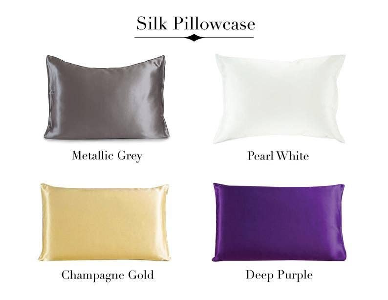 Moonberry Silk – wholesale Bedding pillowcase/sham – 22 Momme Pure Mulberry Silk 2-in-1 Fitted/Flat Sheet and 2 Silk Pillowcases Set18