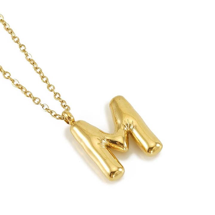 Embellish Your Life - Wholesale Pendant/Charm Necklace - Balloon Initial Necklace10