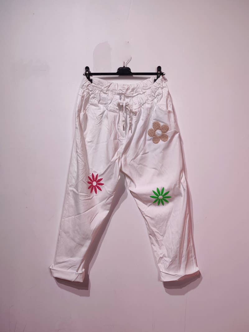 Pomelo paris - Wholesale Pants - Women's - MOON PANTS 3 FLOWERS11