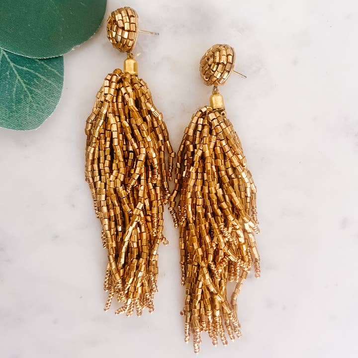 E-1191-Gold for wholesale by Lou & Co