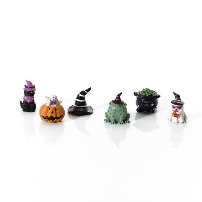 Langs - Wholesale Decorative Box - Tiny World Resin Halloween Boxed Keepsake 6 Asstd With 9ds Tray 36 ***3