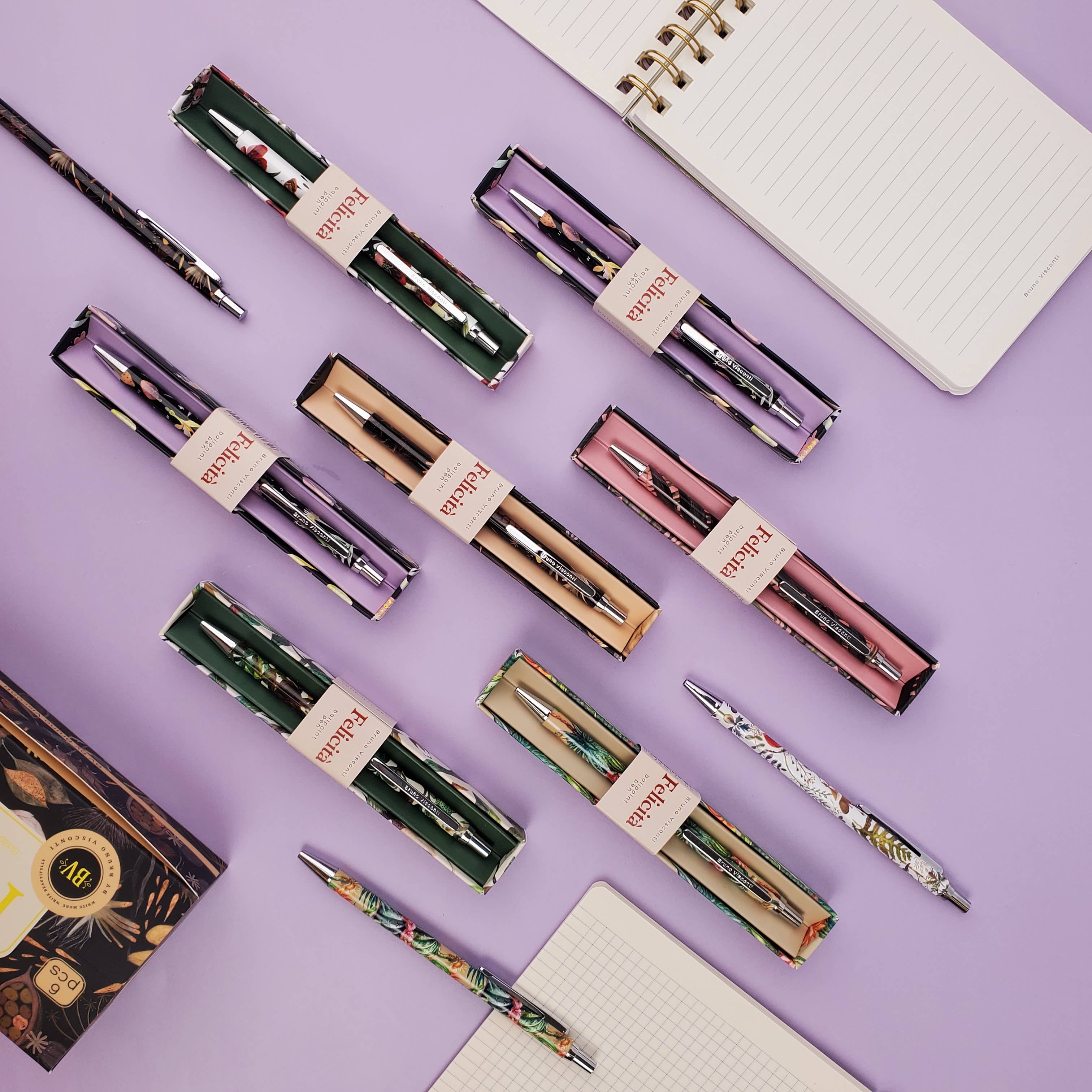 BV by Bruno Visconti - Vente Stylos - Stylo à bille Felicita Night Flowers26