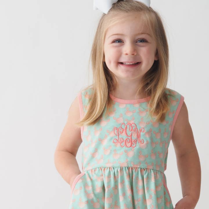 Crabby Dress for wholesale by Southern Taters