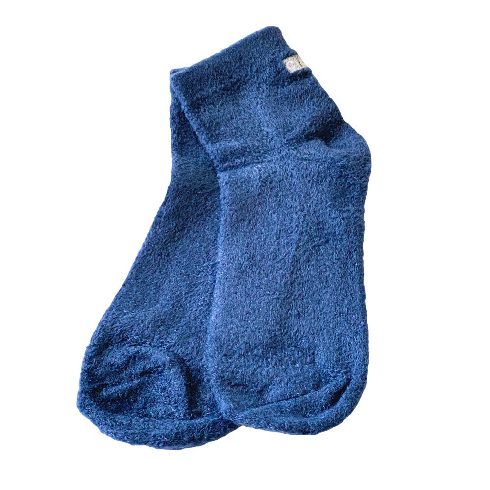 Cloudz - Wholesale Socks - Unisex - Cloudz Natural Aloe Vera Spa Socks - Assorted Blue (2 Pair)4