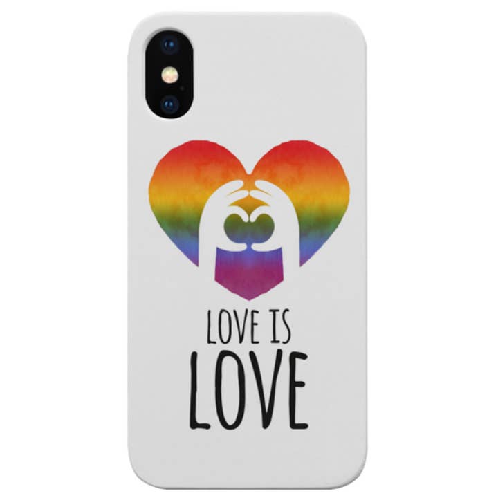 Weiß beschichtetes Rosenholz - Pride Love is Love is Love UV Farbe gedruckt für den Großhandel von OTTO CASE