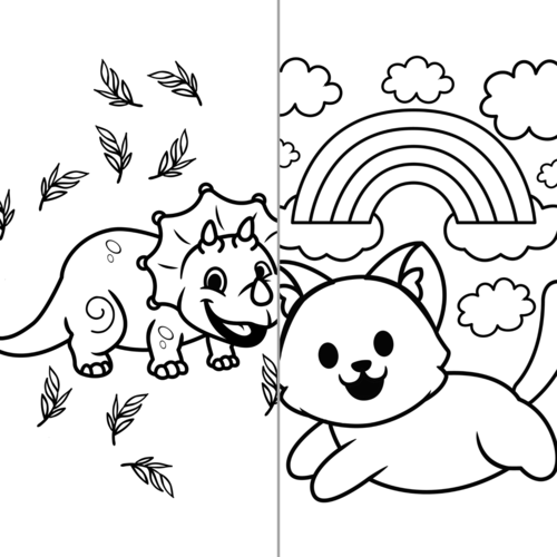 ColorFall Editions - Vendita all'ingrosso Libro da colorare e attività - Bambini e neonati - Simpatici animali da colorare per bambini Vol 15