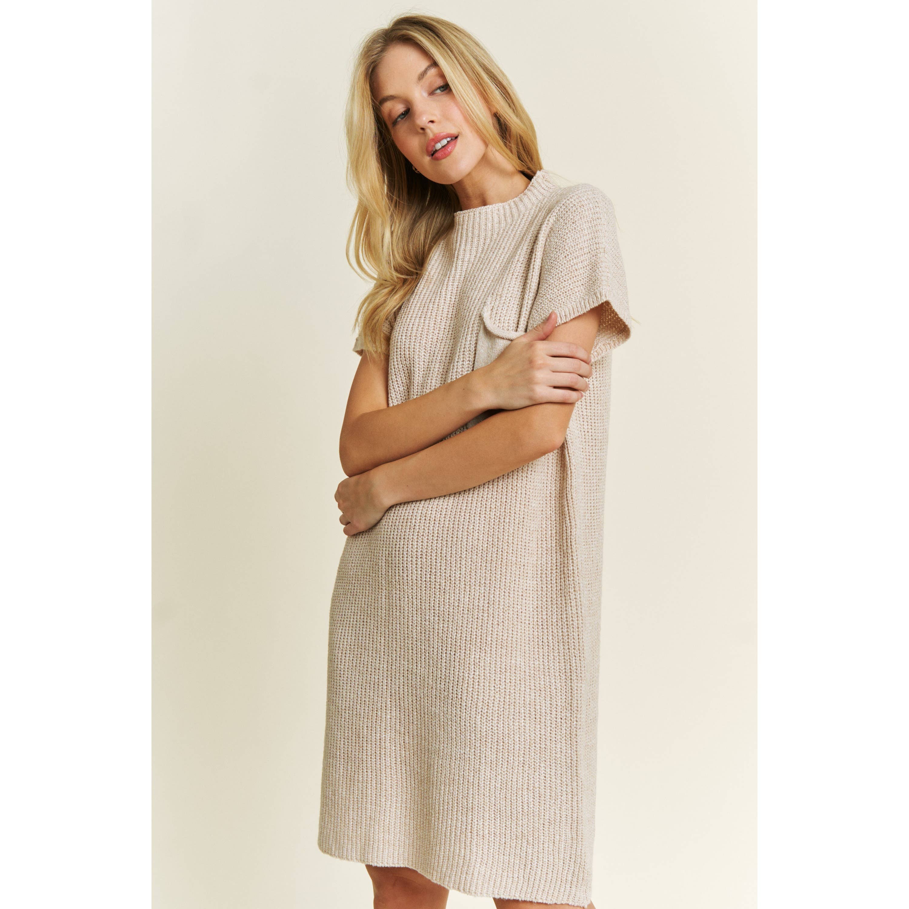 Sweet Generis - Venta al por mayor Vestido - Mujer - MINIVESTIDO CLÁSICO DE PUNTO TIPO SUÉTER CON HOMBROS DESCUBIERTOS61