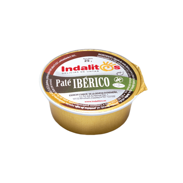 Indalitos - Wholesale Shelf Stable Prepared Meal - Iberian Pate 25Gr0