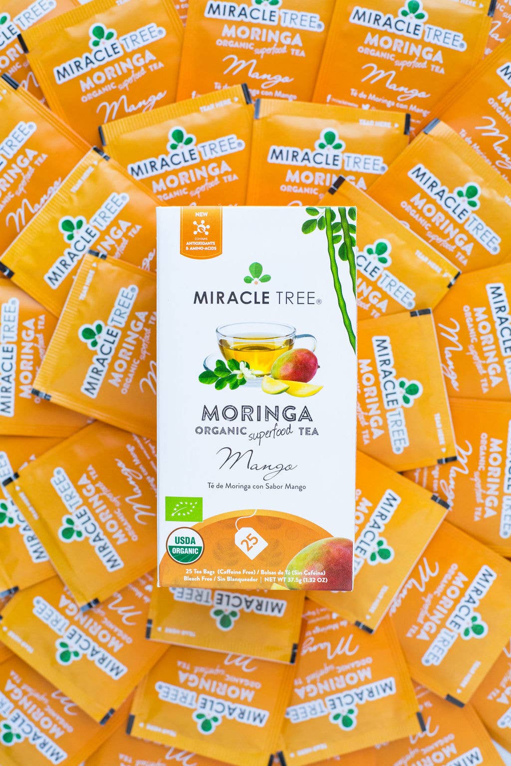 Miracle Tree – wholesale Hälsoté/Detoxté – Ekologiskt Moringa Te: Mango3