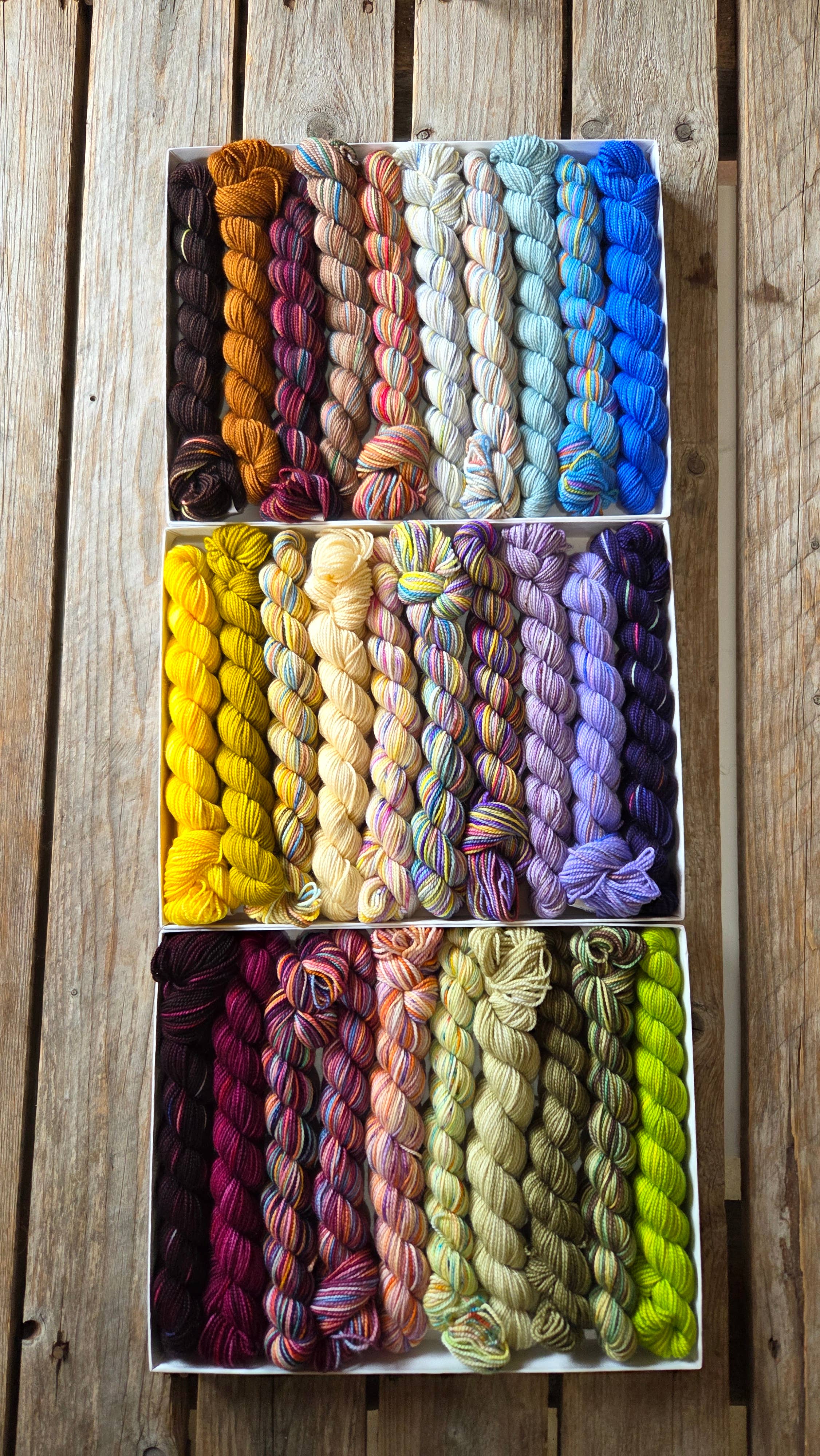 Koigu Wool Designs - Wholesale Yarn - Wibbly-Wobbly Scarf Mini Skein Sets (LYS DAY 2026)27