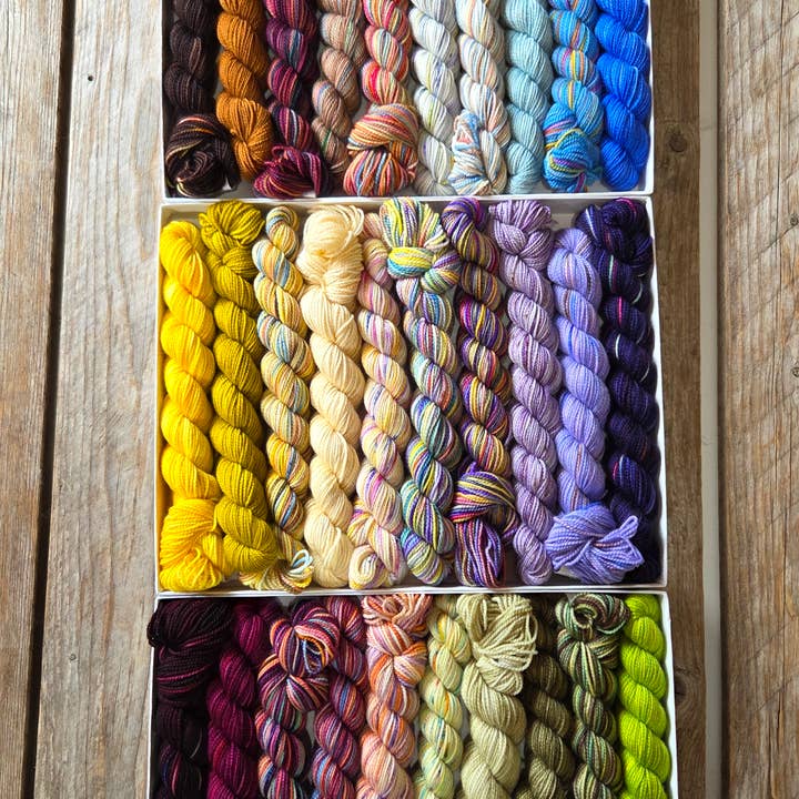 Koigu Wool Designs - Wholesale Yarn - Wibbly-Wobbly Scarf Mini Skein Sets (LYS DAY 2026)27