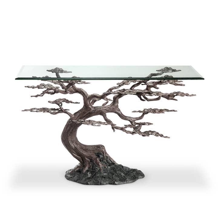 Cypress Tree Console Table (Gl for wholesale by SPI Home