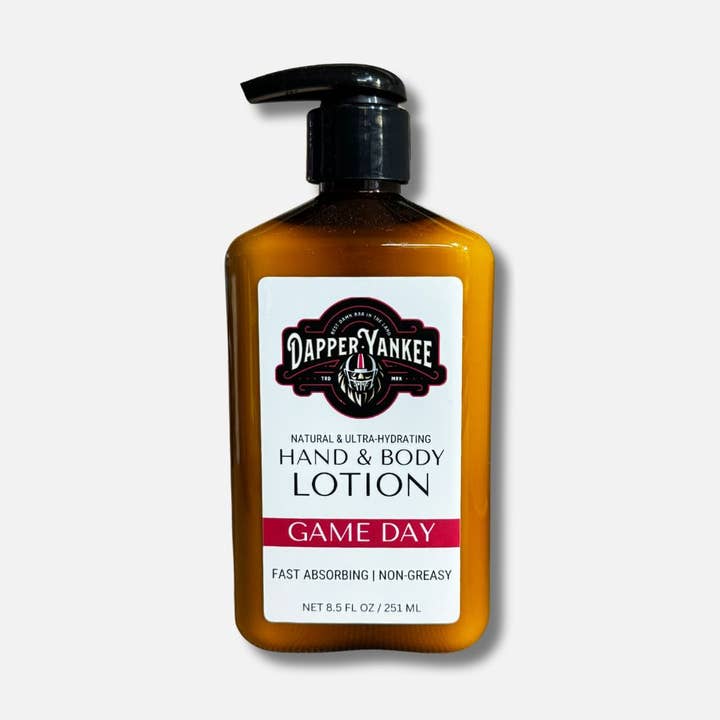 Game Day Hand & Body Lotion for wholesale by Dapper Yankee