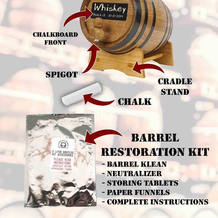 ThousandOaksBarrelCo. - Vente Kit de fabrication de boisson - Kit Bootleg - Kit de fabrication de whisky American Craft Collection4