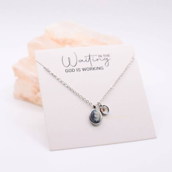 Two and Crew - Faith Based Jewelry & Gifts - Wholesale Pendant/Charm Necklace - Mustard Seed Faith Necklace, Be the Light Christian Jewelry5