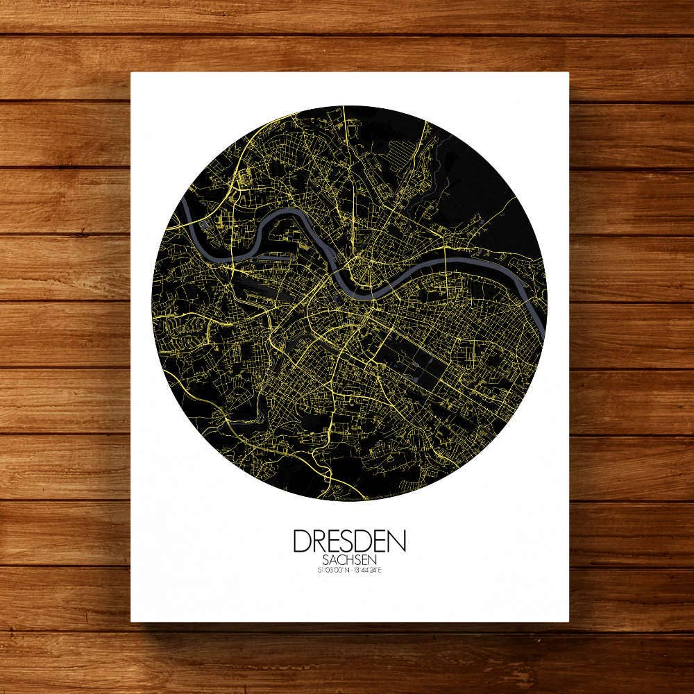 mapospheres - Vente Poster - Poster of Dresden | Germany10