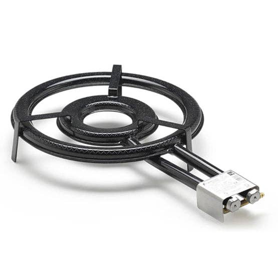 TerraMar Imports - Wholesale Cookware Set - Outdoor Paella Burner with Long Adjustable Legs - 2 Rings - T-460