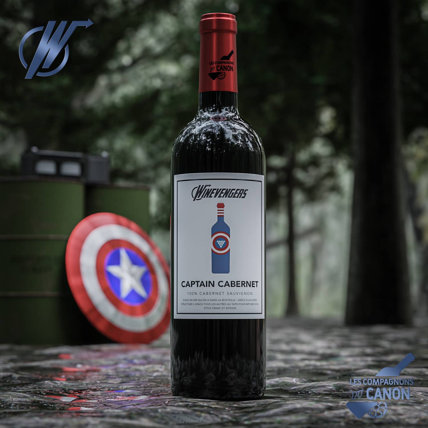 Les Compagnons du Canon - Wholesale Red Wine - Captain Cabernet 2023 – Bordeaux3