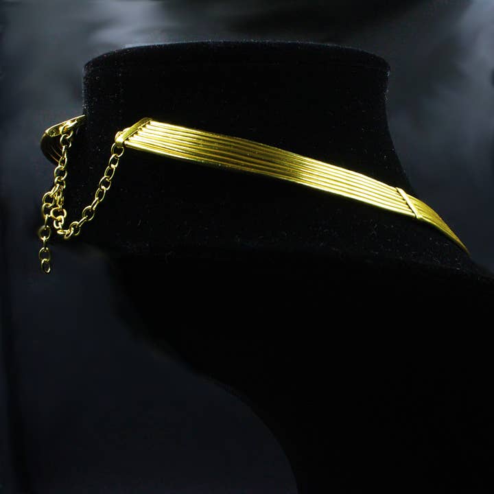 LA MAR - Wholesale Choker/Collar - VALQUIRIA choker gold-plated7