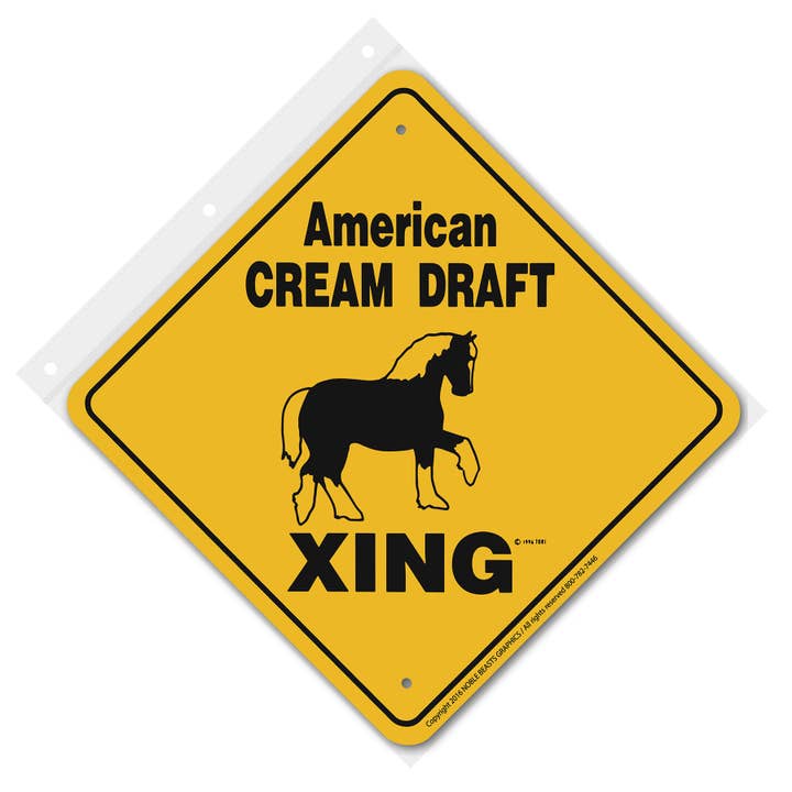 Smart Horse Gear - Wholesale Sign - American Cream Draft Xing-Sign2