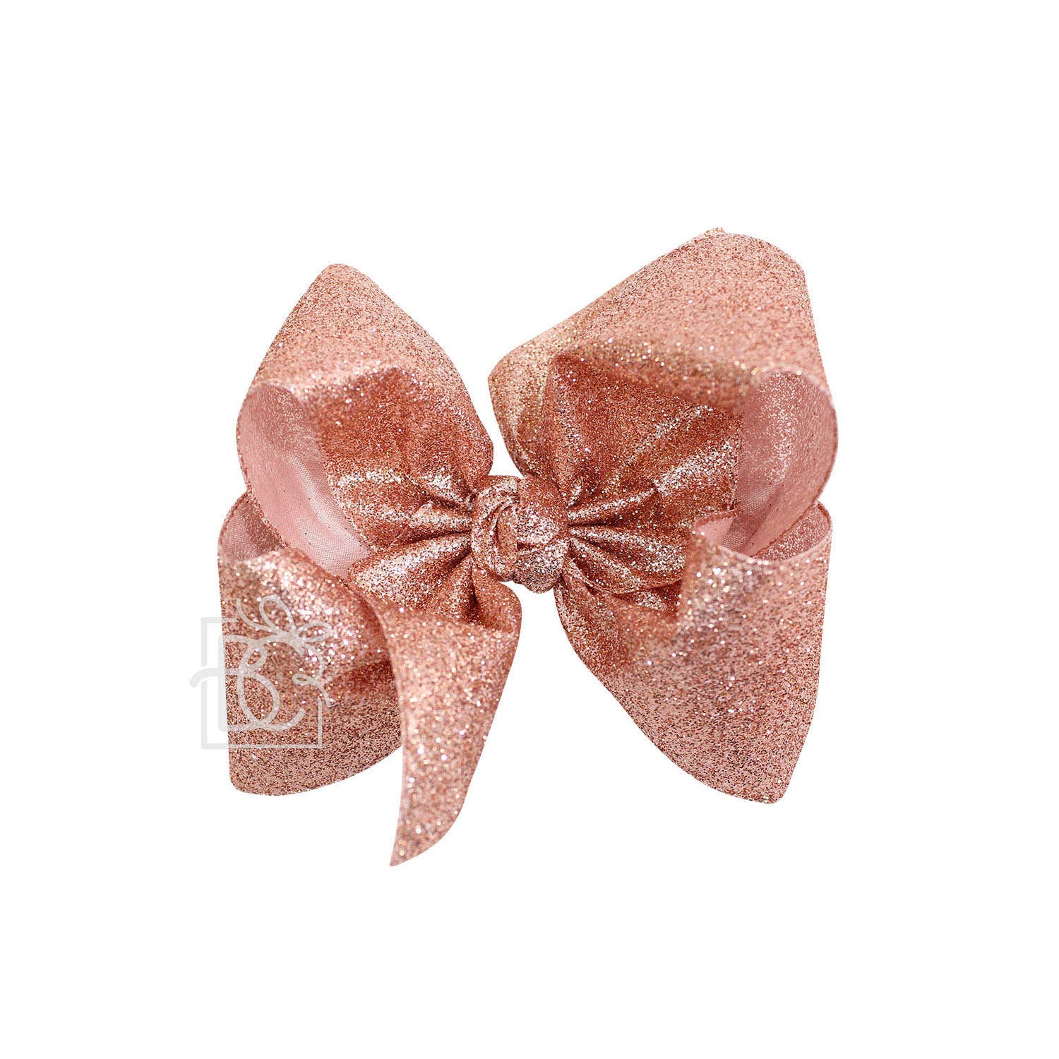 Beyond Creations, LLC - Wholesale Hair Bow - Kids - GLITTER METALLIC BOW ON CLIP33