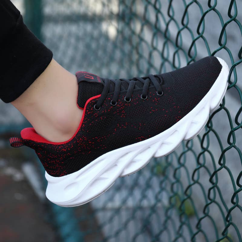 Calseosvic – wholesale Athletic trainers – Women′s – Light Fabric Fashion Pop Mesh Running Shoes2