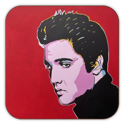 Sottobicchieri 'Elvis' di Kirstie Taylor per la vendita all'ingrosso da parte di ART WOW