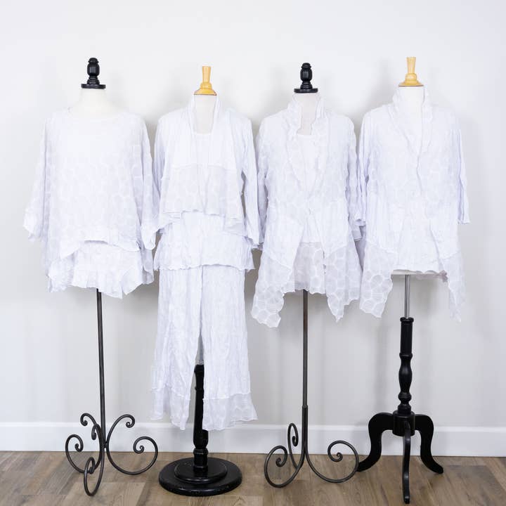 Mesh Mixed Cardi for wholesale by Vine Street Apparel