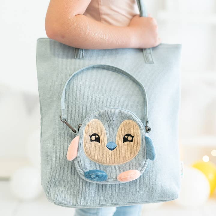 Crochetts - Wholesale Purse/Bag Accessory - Kids - Children's penguin cotton shopper bag0