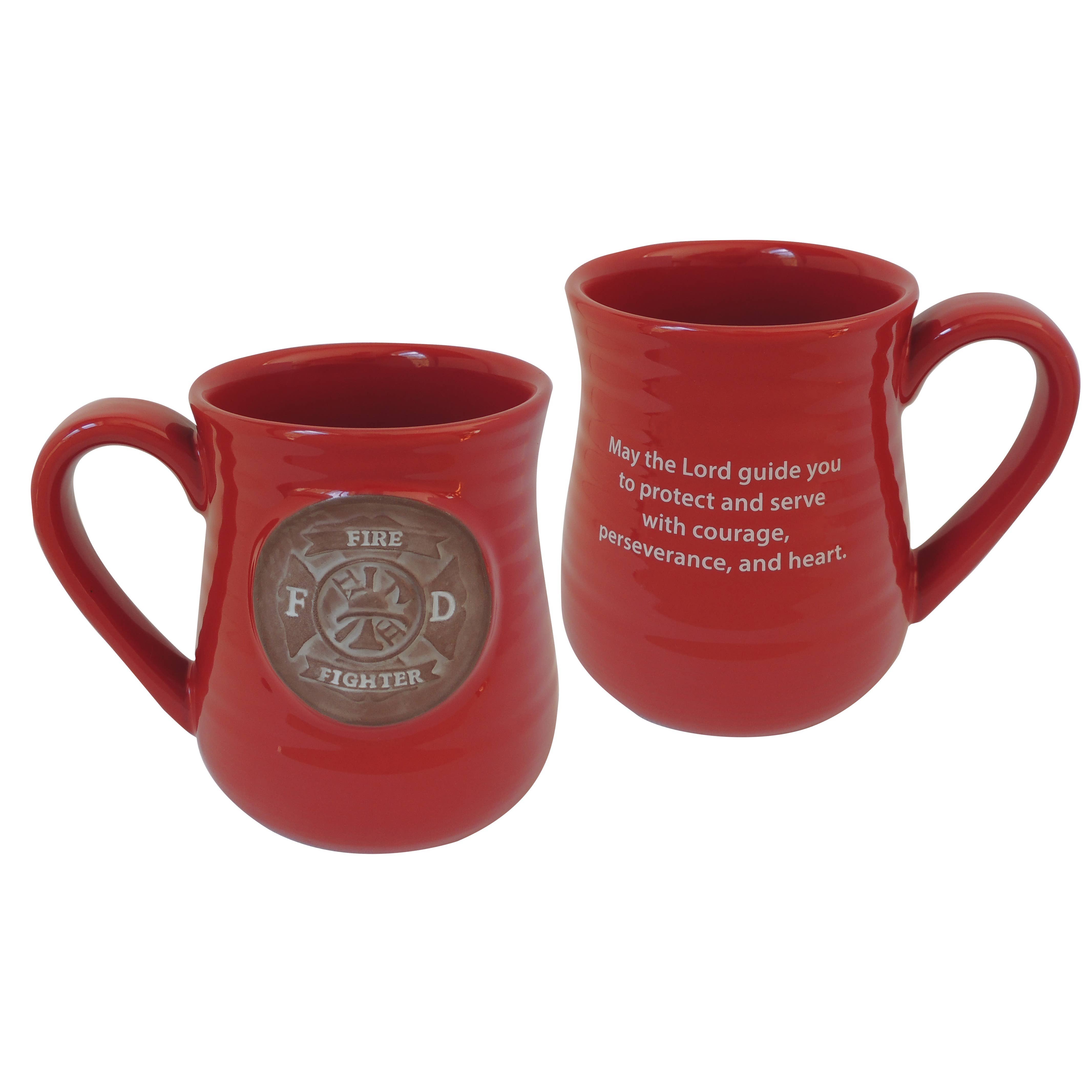 Abbey + CA Gift - Wholesale Coffee Mug - Firefighter Pottery Mug6