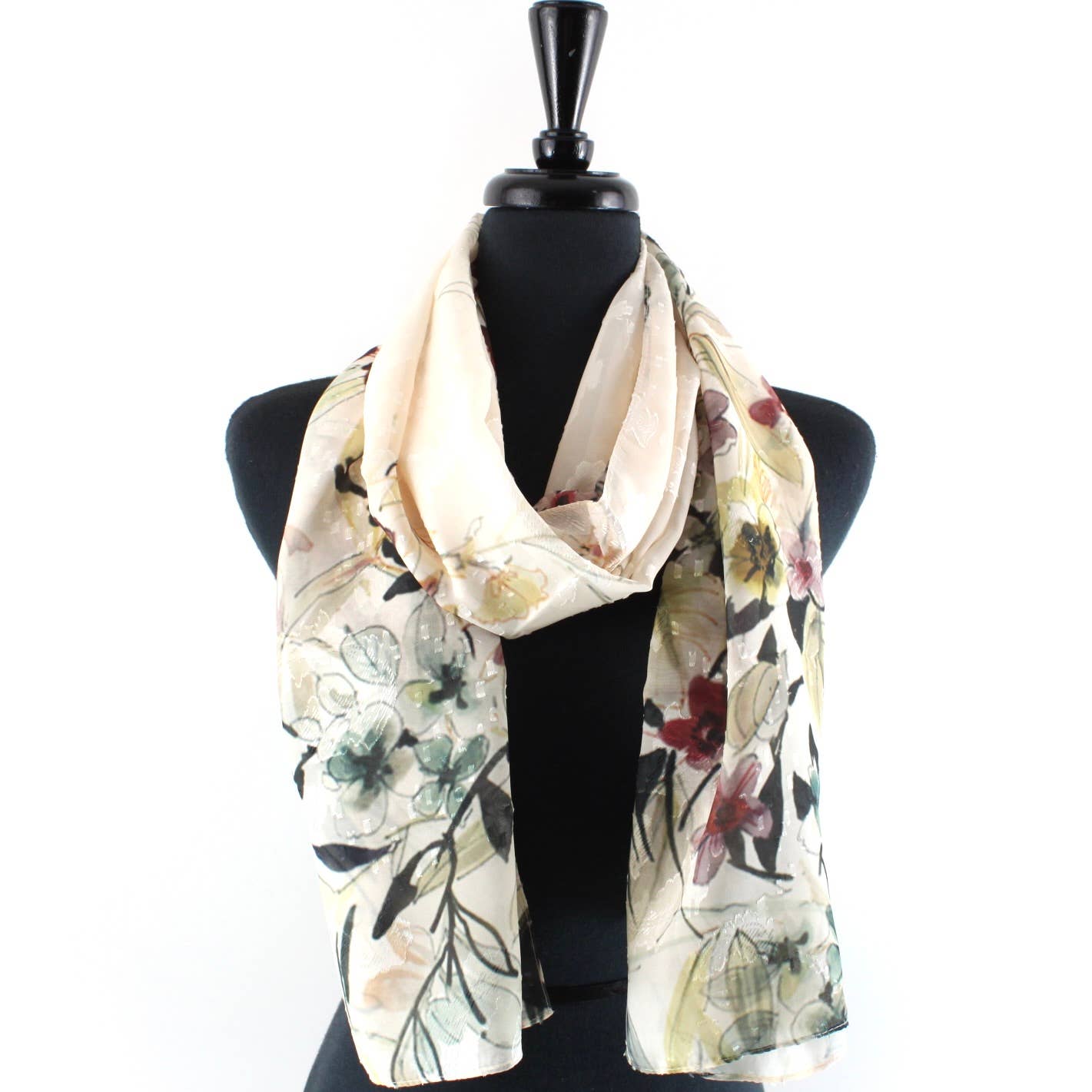 Pretty Persuasions - Wholesale Scarf - Women's - S25008 Royal Gardens Lightweight Scarf8