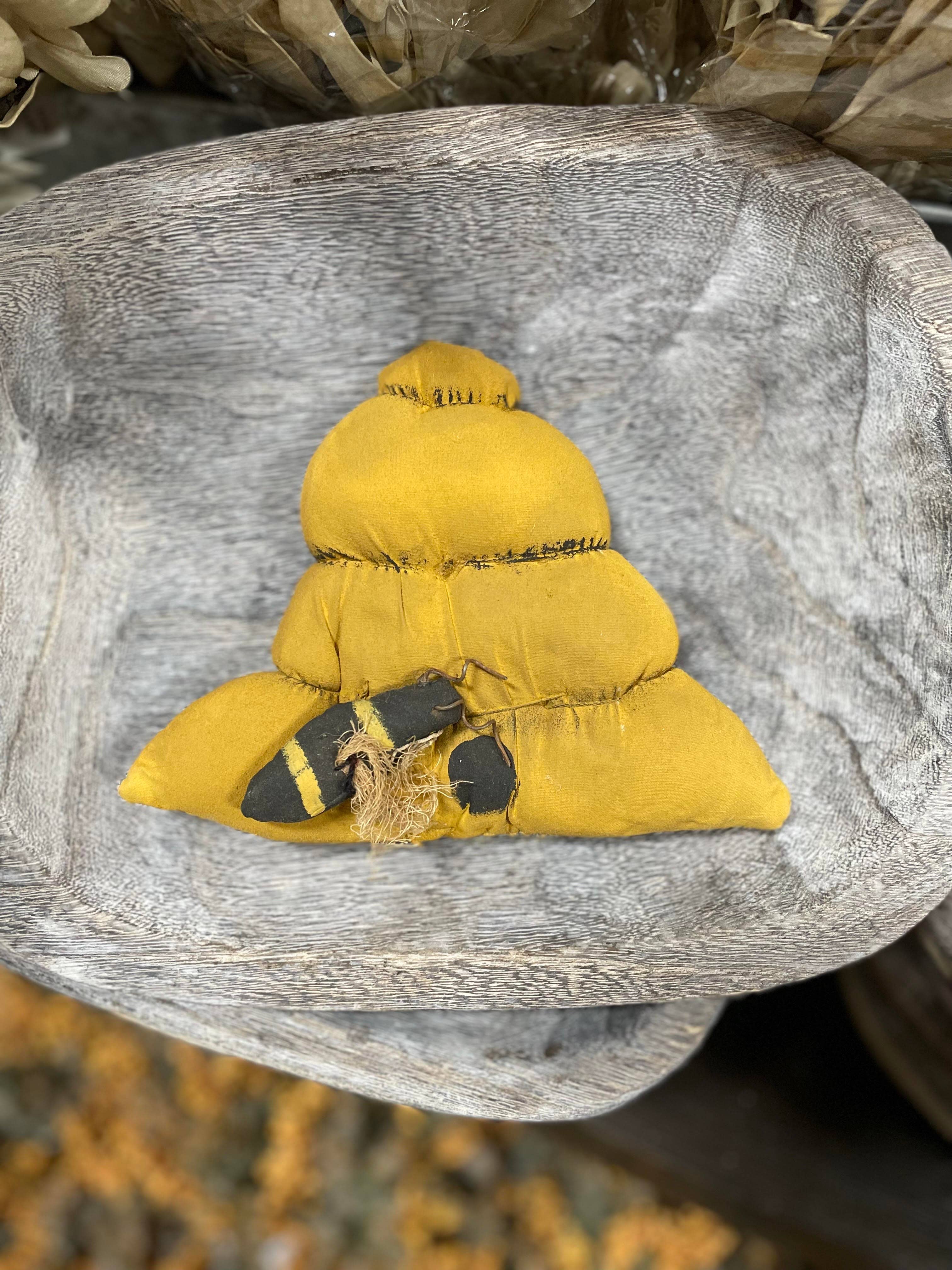 Refinery 86 Home Decor - Wholesale Decorative Tabletop Object - Bee Hive with Bee1