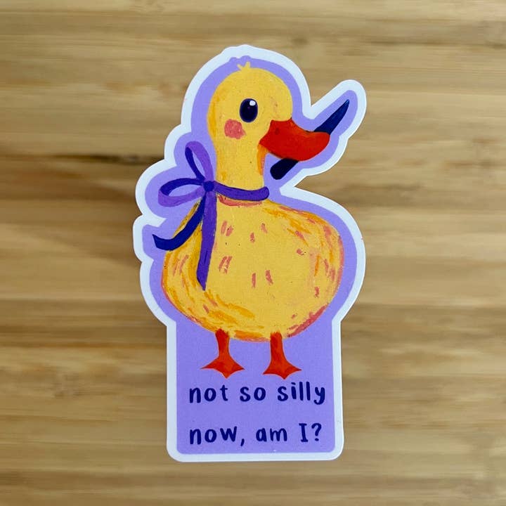 Niet zo'n gekke gans | Vinylsticker voor wholesale door Janine Payne Illustrations