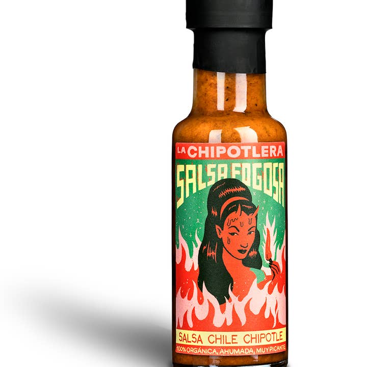 Molho Fogoso 125 ml - Molho ECO chile chipotle muito picante por atacado de LA CHIPOTLERA