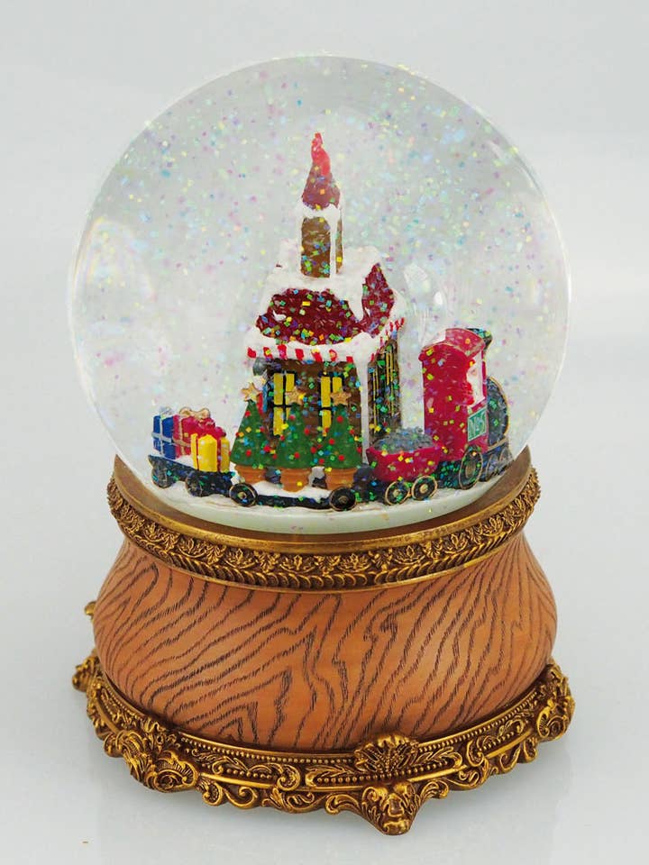 Train at a Train Station for wholesale by Musicbox Kingdom