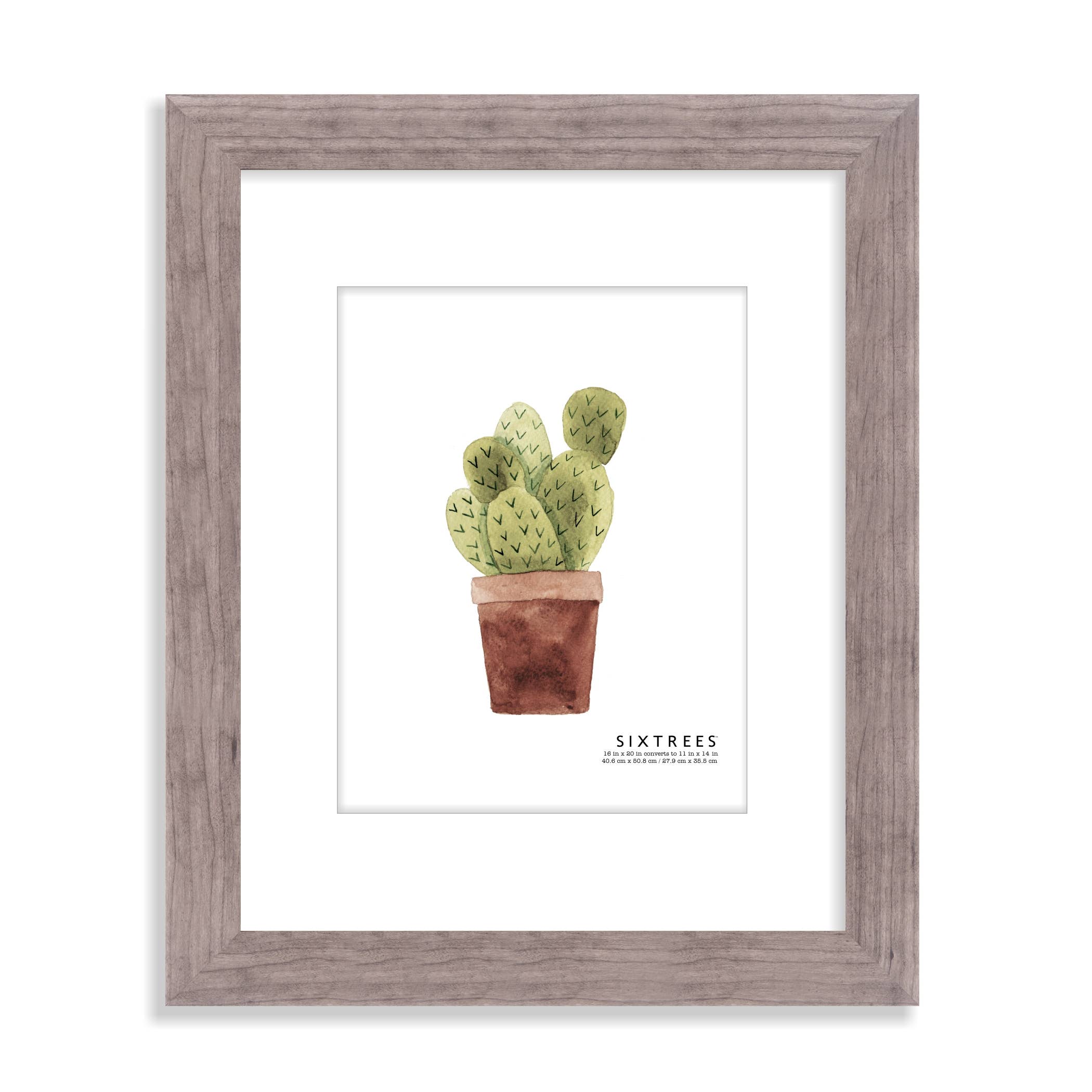 Sixtrees - Wholesale Picture Frame - Cole Matted Collection -11X14 mats to 8X10, 16X20 mats 11X145