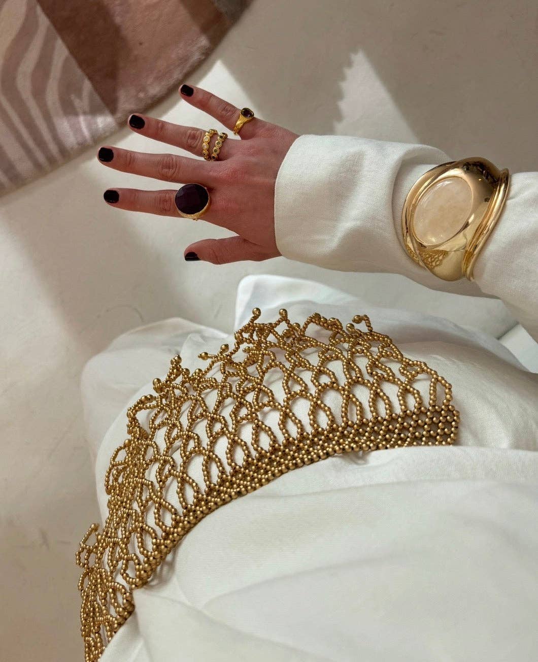 Woonder - Wholesale Cuff Bracelet - Moon Quartz Bracelet3