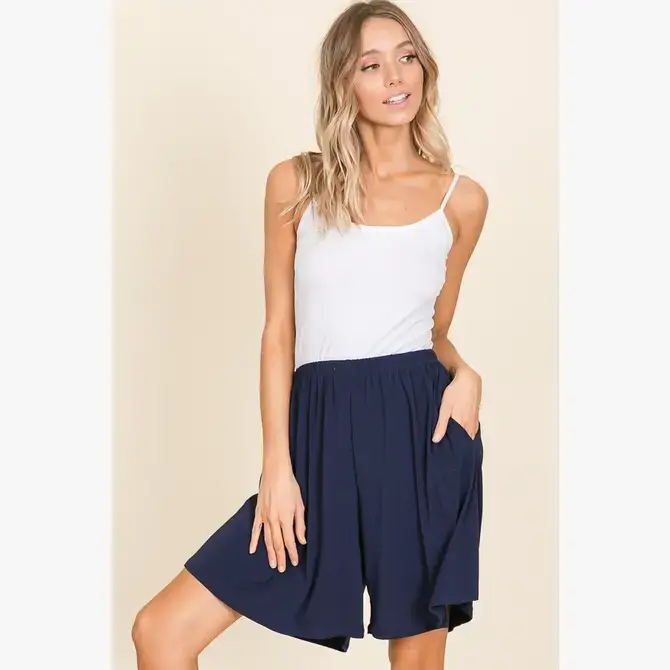 BOMBOM - Wholesale Shorts - Women's - PA1038 CASUAL ELASTIC WAISTBAND SHORTS5