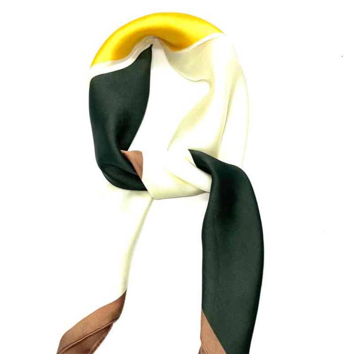 LINETA - Wholesale Scarf - Women's - silk touch scarf 70x70 D-104
