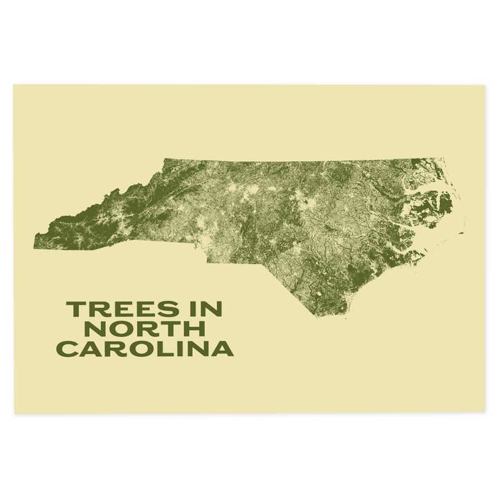 Trees in North Carolina for wholesale by Scott Reinhard Maps